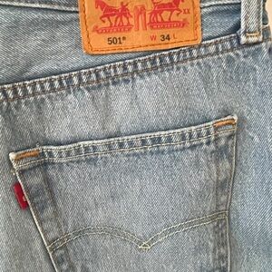 Levi's Light Blue Straight Jeans